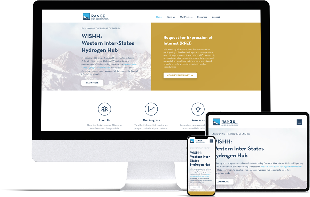 Rocky Mountain Alliance for Next Generation Energy Website Preview