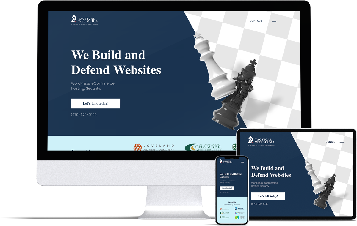 Tactical Web Media Website Preview